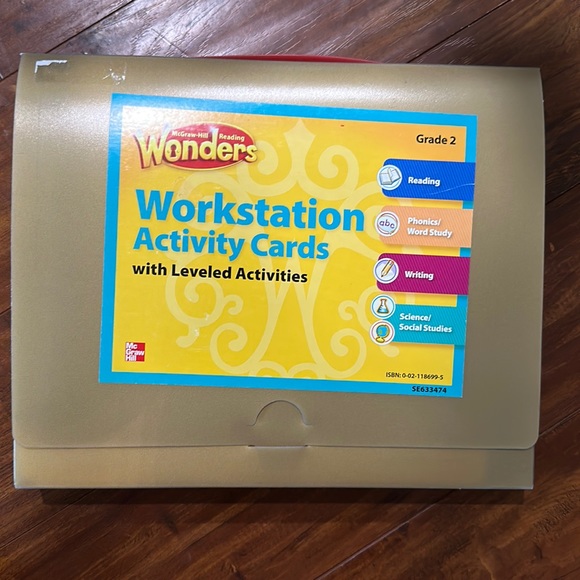 Grade 2 Reading Wonders Workstation Activity Cards Leveled McGraw‎ Hill NEW
